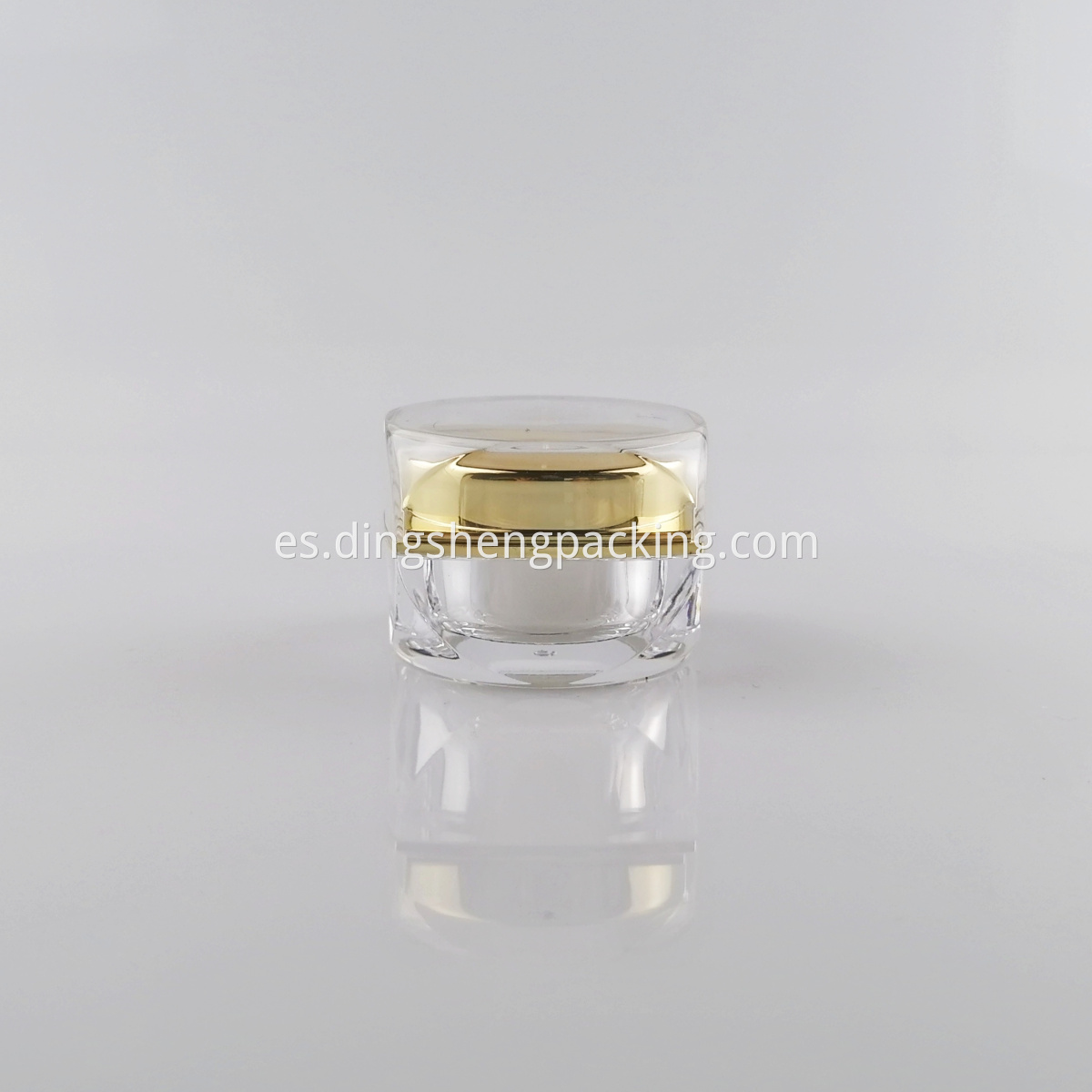 Cream Container Plastic Clear Skin Care Acrylic Jar